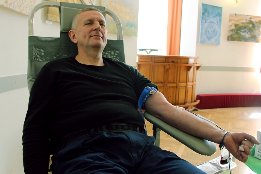 Kiss Zoltán, a százszoros véradó