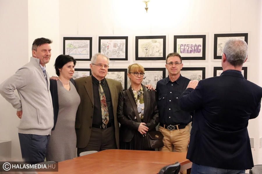 (►) Józsi bácsi karikatúrái beszédesek, elgondolkodtatóak (galéria)