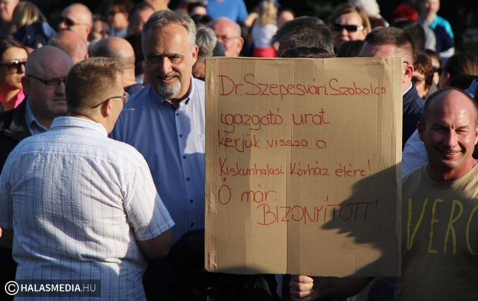 Újabb kiállás a kórházért, dr. Szepesvári Szabolcsért