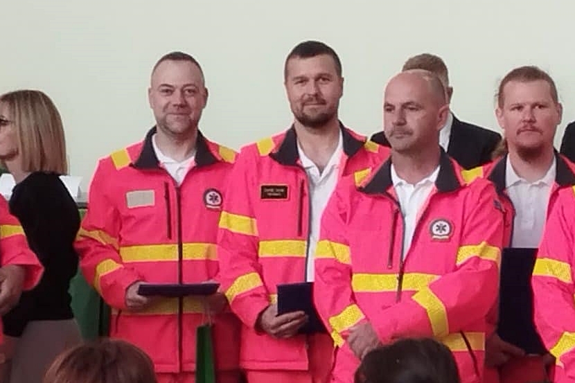 Halasi mentők elismerése, köszönjük a munkájukat!