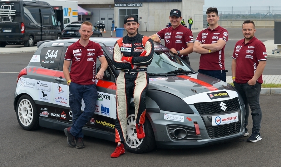 Csuti Zoli ismét a Hungaroringen versenyez