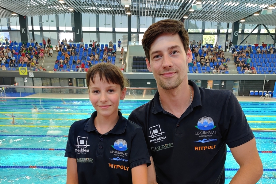 Bianka egyéni rekordokat úszott az Országos Cápa Bajnokságon