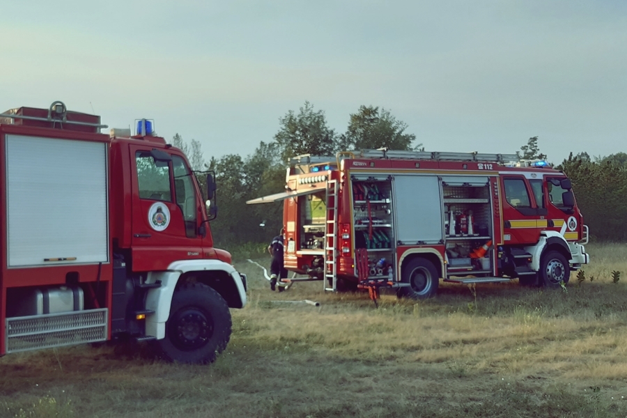 Kigyulladt az aljnövényzet, és tuskók is égtek Balotszállás határában