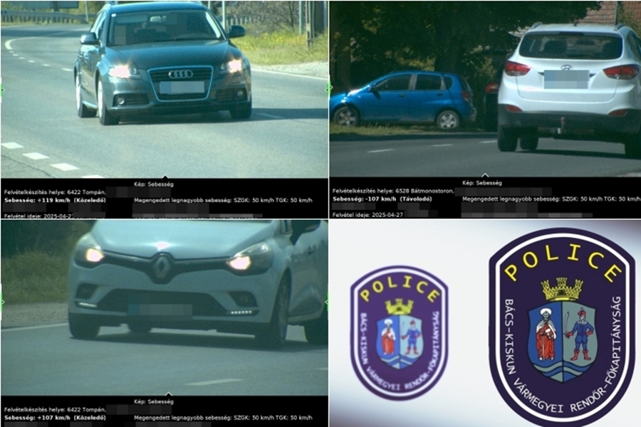 Már megint Tompán: 119-cel, és 107-tel az 53-as főúton