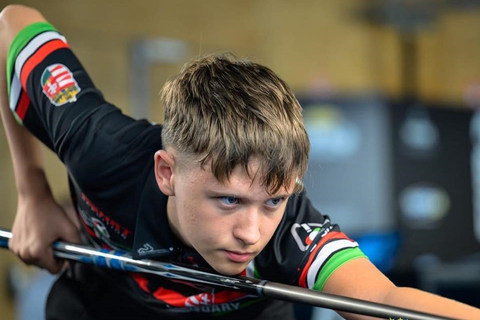 Halasi fiatal a  Pool Biliárd Junior Európa-bajnokságon