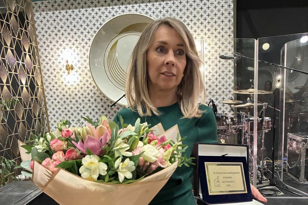 Jacsó Zsuzsanna második lett a dr. Audrey Evans-díj szavazásán