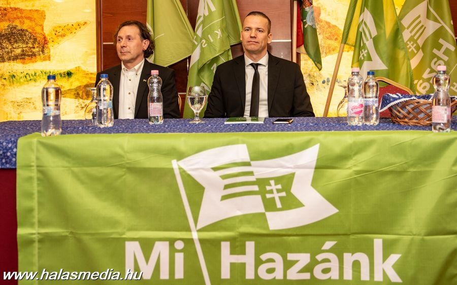 Mi Hazánk Mozgalom sajtótájékoztató Halason