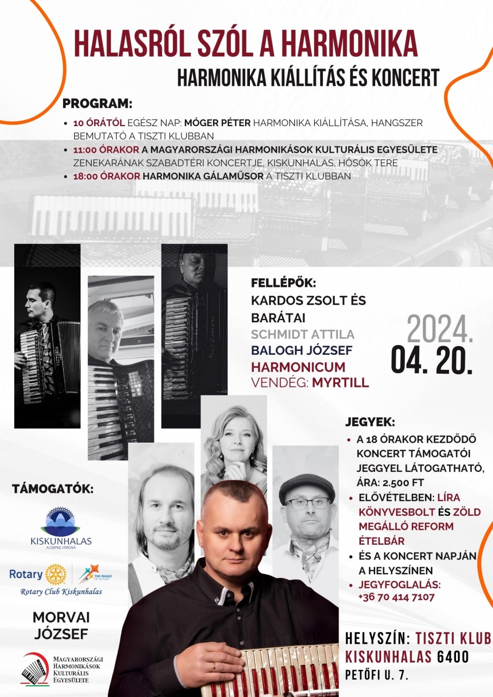 Harmonika kiállítás és koncert