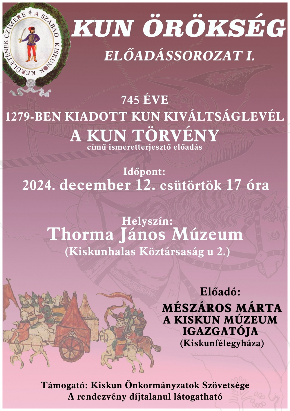 Kun Örökség előadássorozat