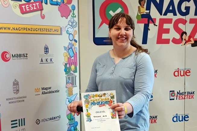 Farkas Aliz országos második helye