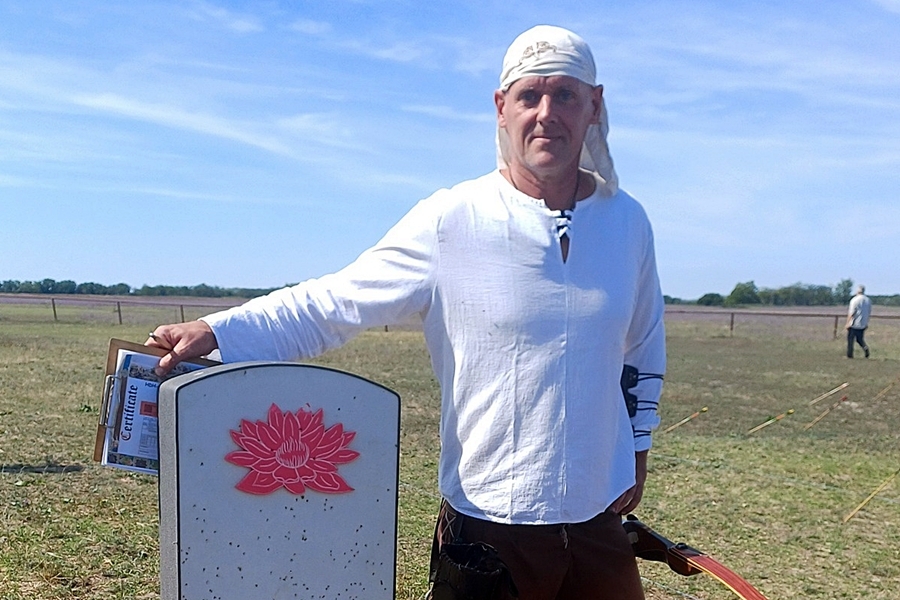 Büki Zsolt világbajnokságot nyert történelmi íjászatban