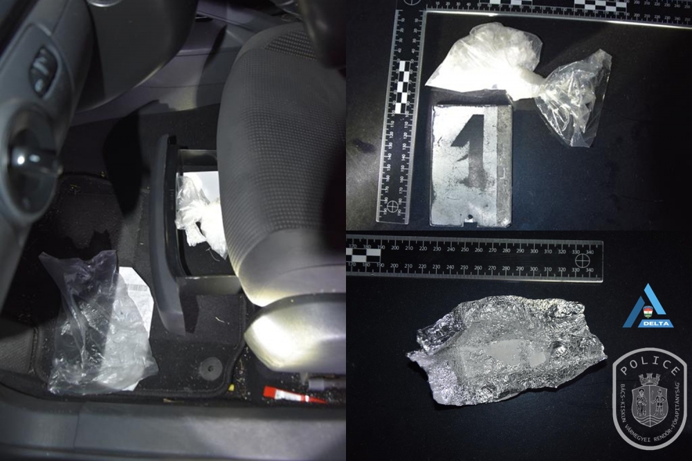 Igazoltatás a Szabadkain: kamu rendszámú autóból került elő a drog