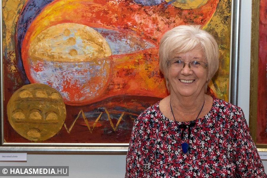 Szín-folt - megnyílt Petruskáné Markó Ibolya kiállítása (Galéria)