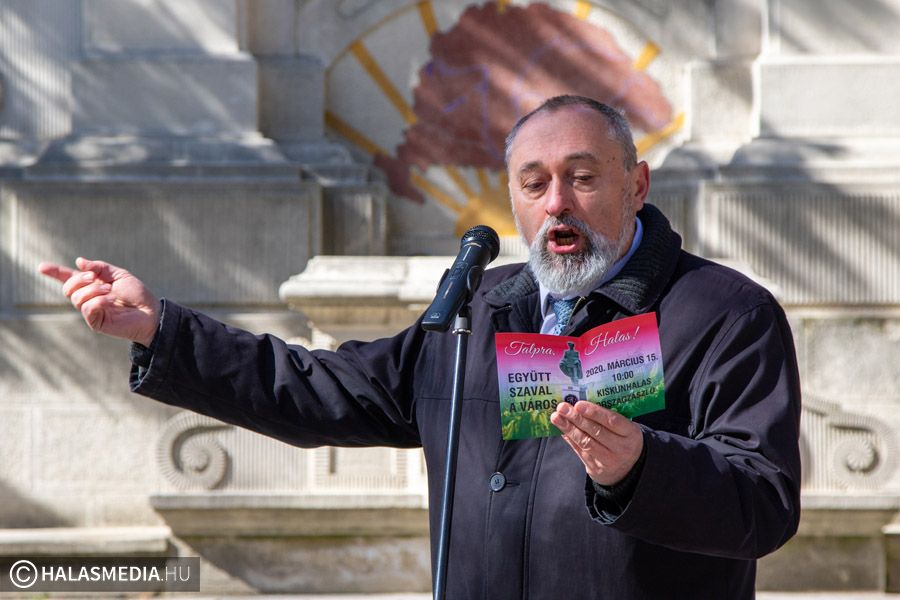 1848 hőseire emlékeztek Halason is (galéria)