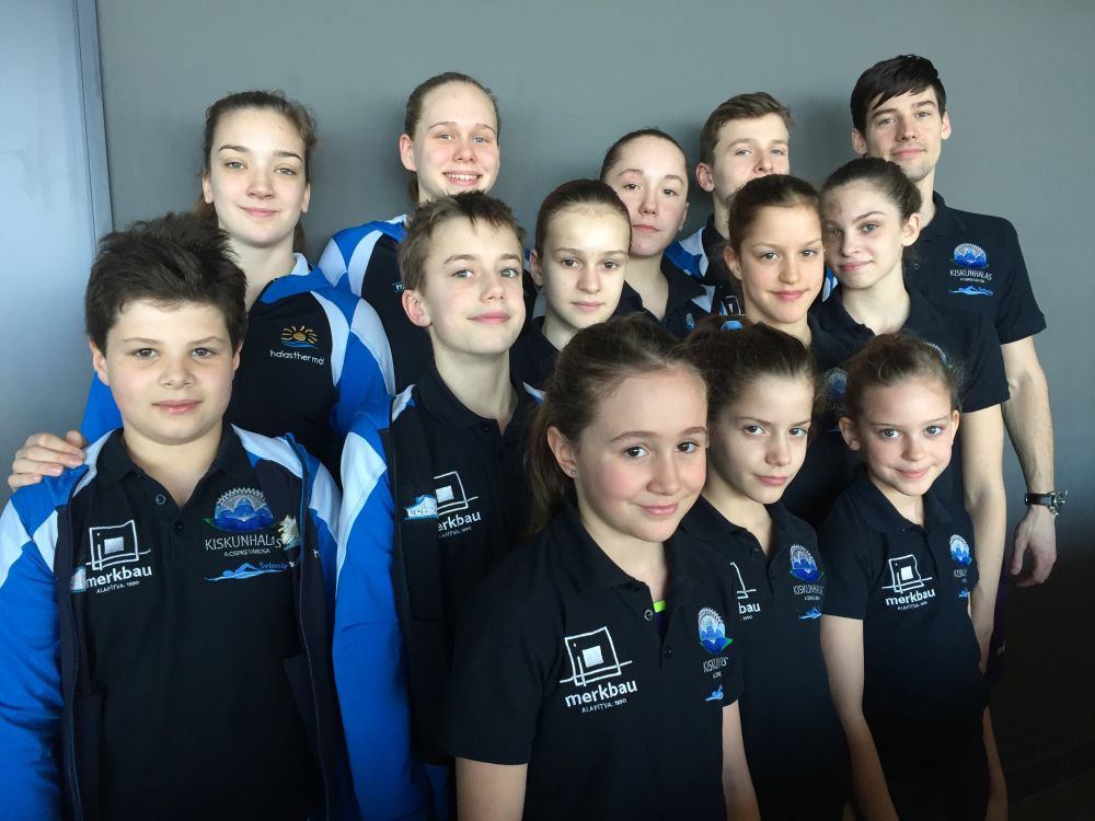 Tizenhét úszóérem a hétvége mérlege