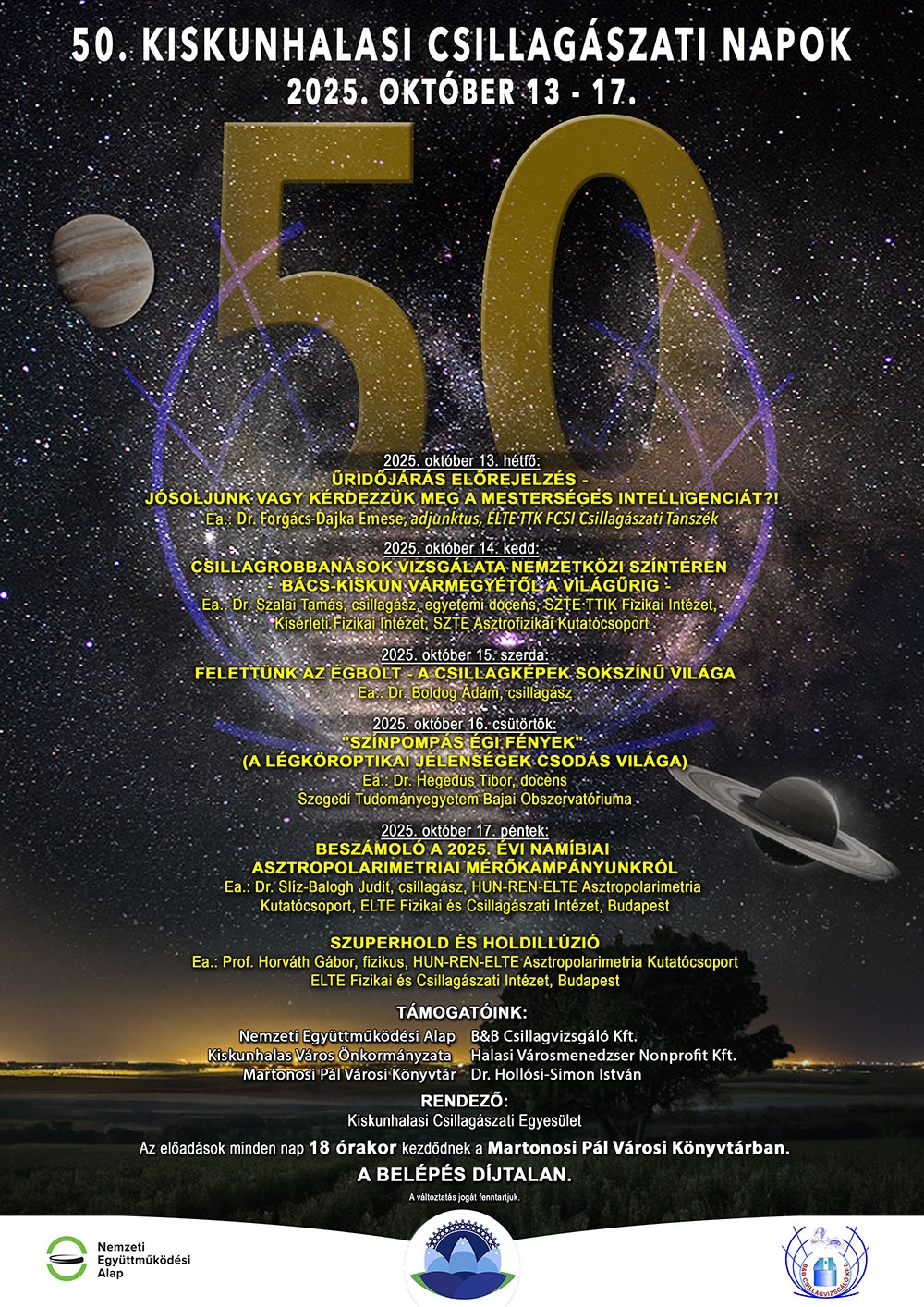 50. Csillagászati Napok