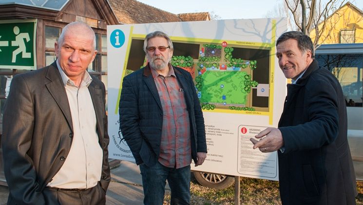 Rideg László látogatása a Hirling-lovasparkban