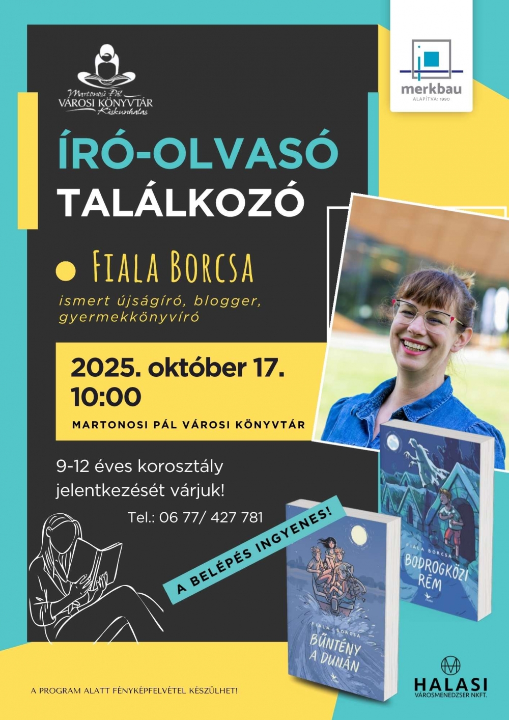 Író-olvasó találkozó - Fiala Borcsa