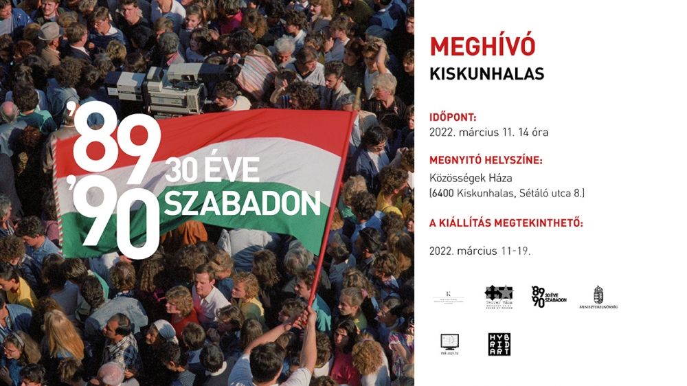 30 éve szabadon kiállítás Kiskunhalason