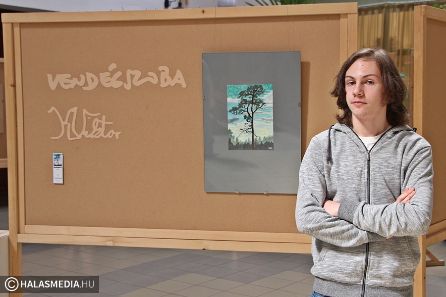 Szülinapos alkotó kiállítása a Bibóban