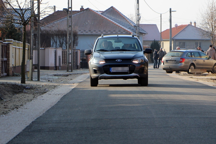 Aszfaltot kapott a Liget utca (galéria)