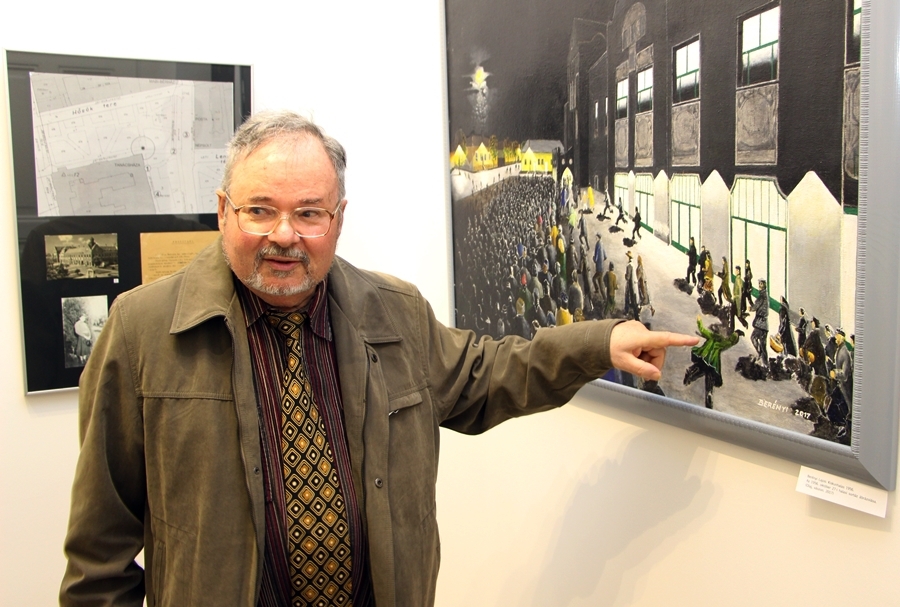  Szemtanúként megfestette a halasi sortüzet (galériával)