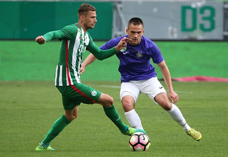 Kristóf a Fradi ellen készül