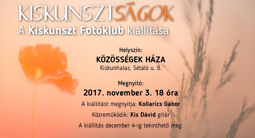 Kiskunsztságok péntektől 