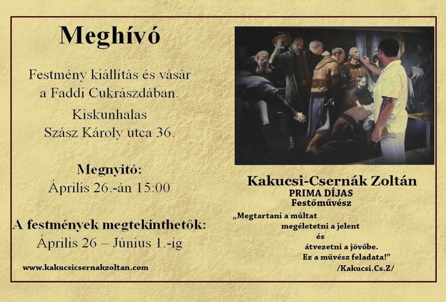 Különleges kiállítás, különleges helyen