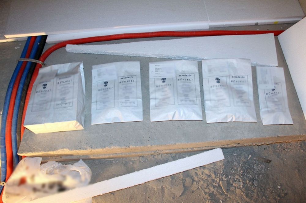 A halasi díler és a macskaalomba rejtett, kokainnal átitatott anyag