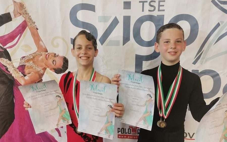   Az érmes páros még aznap táncgálázott