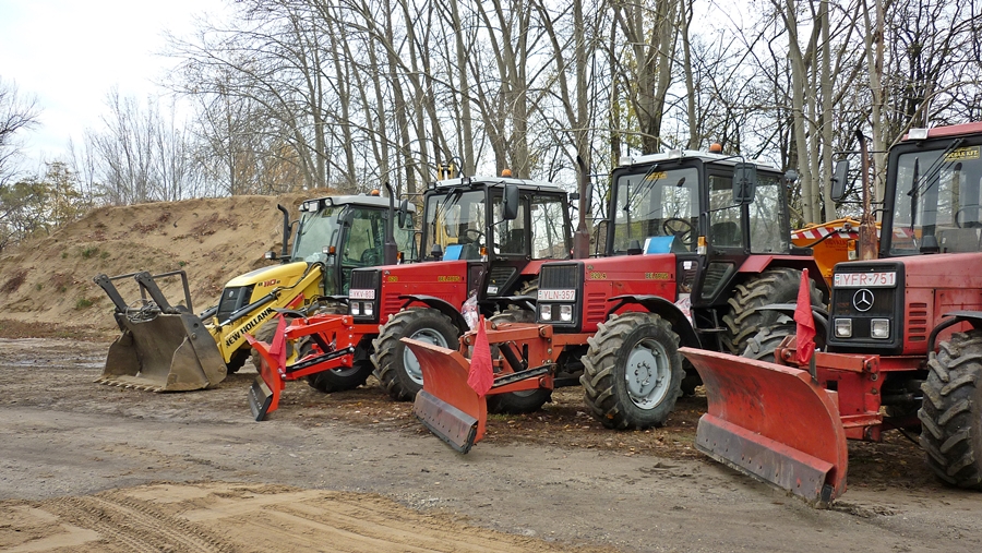 Hószemle a Városgazdánál