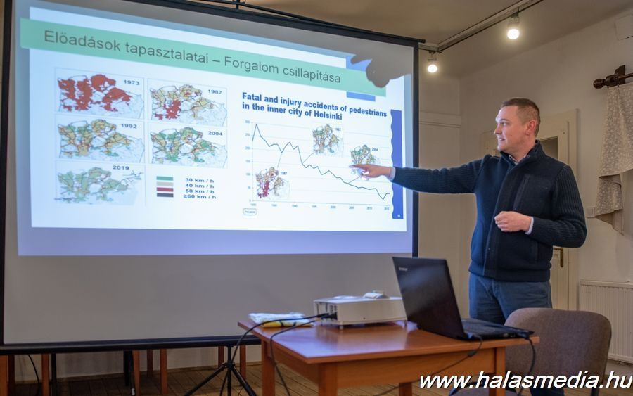 Előadás a finn kerékpáros kultúráról