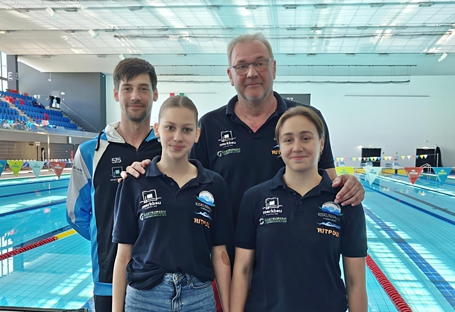 A vakáció alatt sem pihentek a halasi úszók