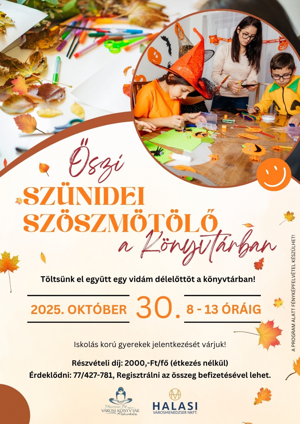 Őszi Szünidei Szöszmötölő a Könyvtárban 