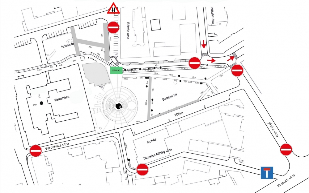 Többnapos útlezárással jár a Szüreti Fesztivál Halas központjában