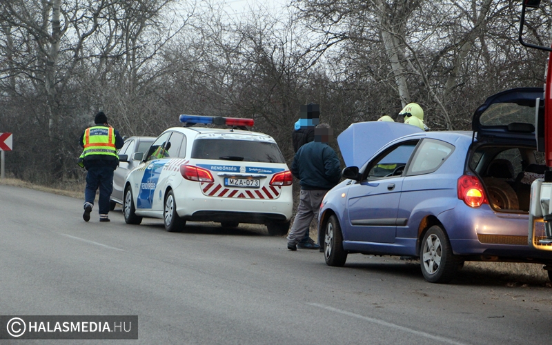 Baleset a zsanai úton
