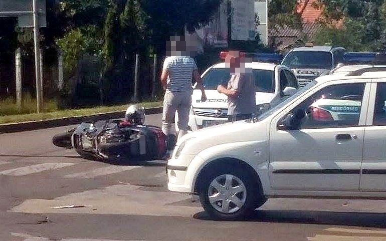 Olvasónk küldte: karambol a főúton