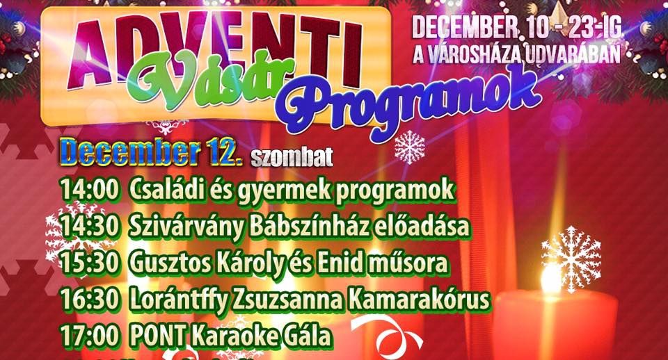 Mindenkit vár az Adventi Udvar!