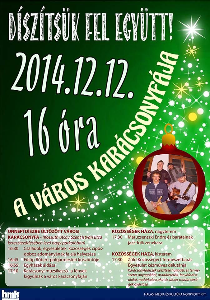 Adventi vásár és programok Kiskunhalason