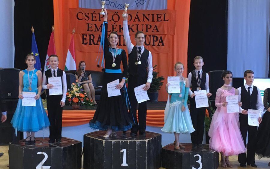 Junior, felnőtt és szenior táncos érmek