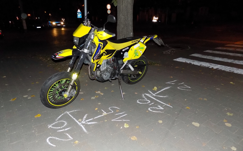 Motor és autó ütközött a Kossuth utcán