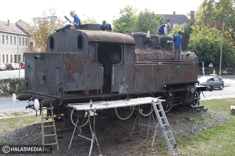 Megszépül a gőzmozdonyunk