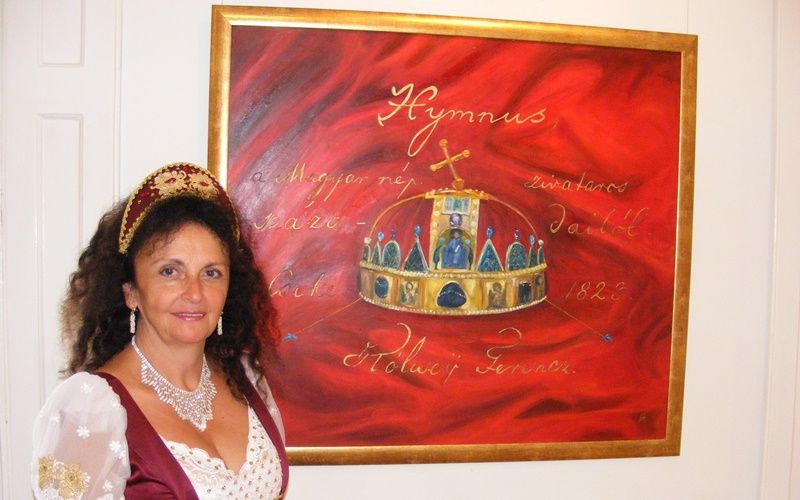 Orgoványi Anikó, a Himnusz festője