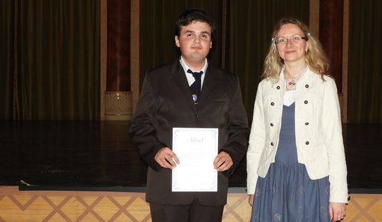 Országos első hely a Szilády végzősének