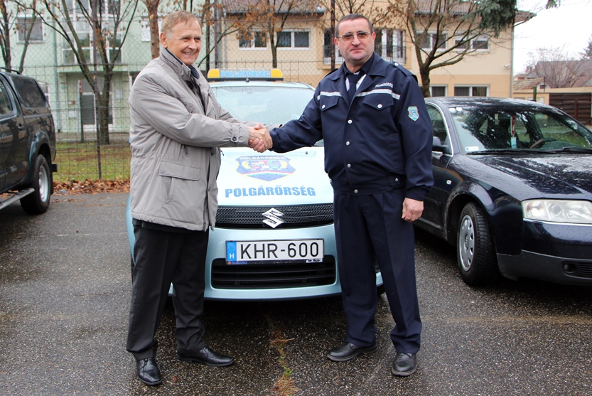 Járőrautót kaptak a halasi polgárőrök (galériával)