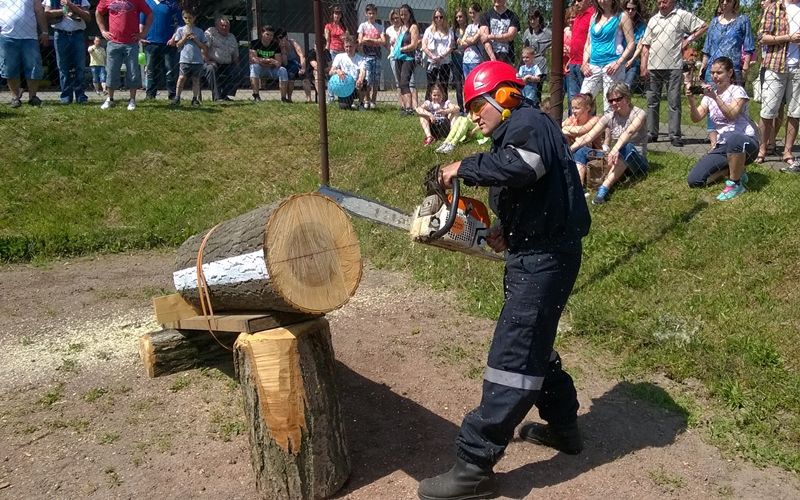 Tibor, a kiváló tűzoltó favágó
