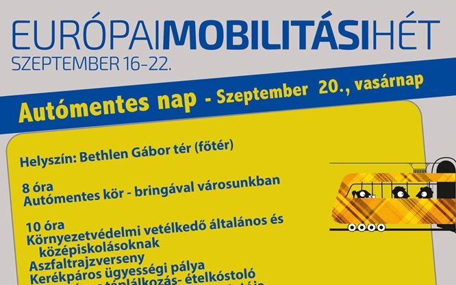 Vasárnap Autómentes nap