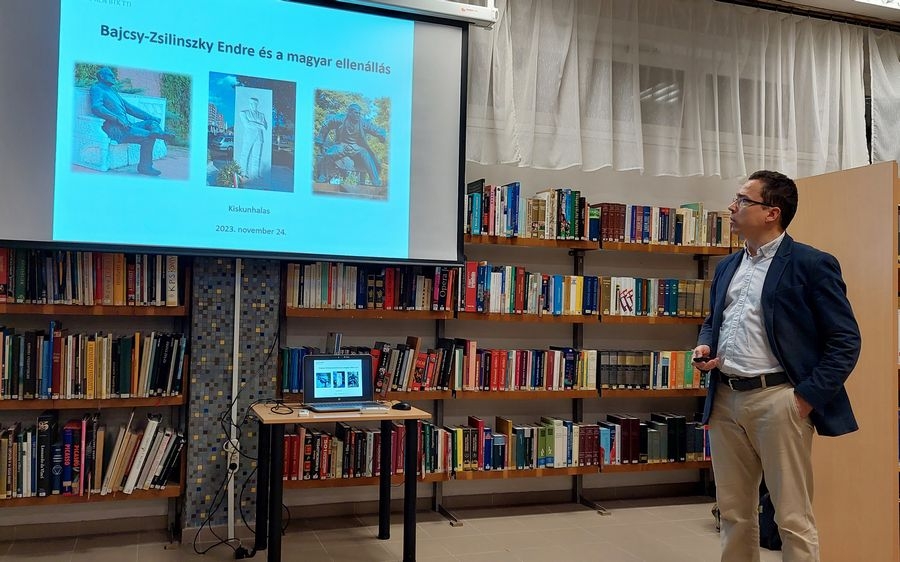 Előadás Bajcsy-Zsilinszky Endréről a könyvtárban