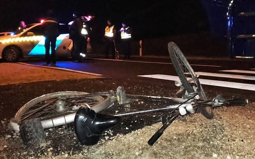 Súlyosan sérült az elgázolt kerékpáros